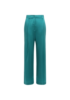 SABLYN silk trousers - Green