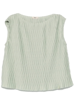 Herno wrinkled-effect top - Green