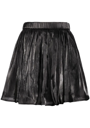 b+ab flared ruffled skirt - Black