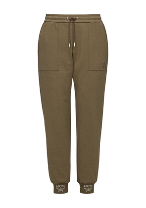 MCM logo ponte track pants - Brown