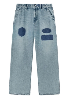 AMBUSH cotton straight-leg jeans - Blue