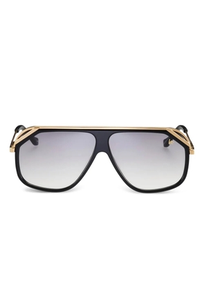 Vintage Frames Company Eastwood pilot-frame sunglasses - Black