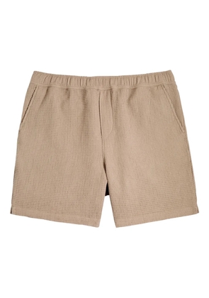 PAIGE elasticated waffle shorts - Neutrals