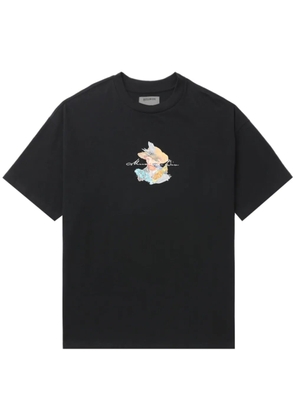 Musium Div. graphic-print cotton T-shirt - Black