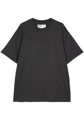 izzue graphic-print cotton T-shirt - Grey