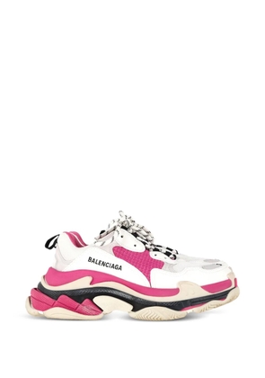 Balenciaga Pre-Owned Triple S lace-up fastening sneakers - White