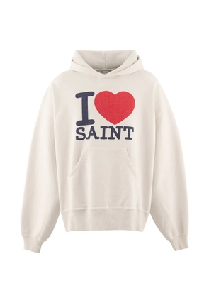SAINT MXXXXXX I Love Saint hoodie - White