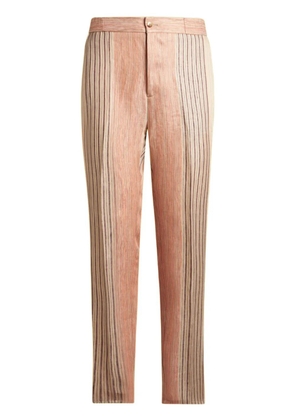 ETRO stripe-pattern trousers - Neutrals