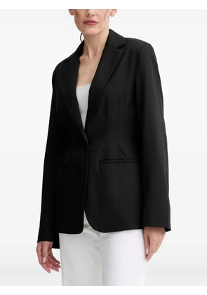 SAMSOE SAMSOE notched-lapel blazer - Black