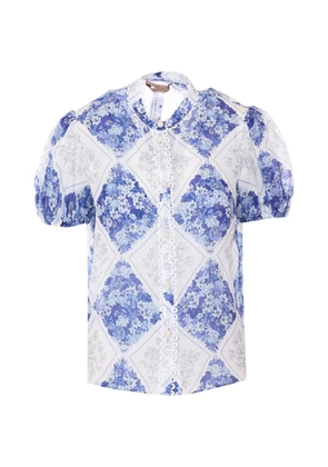 TWINSET floral-pattern shirt - White