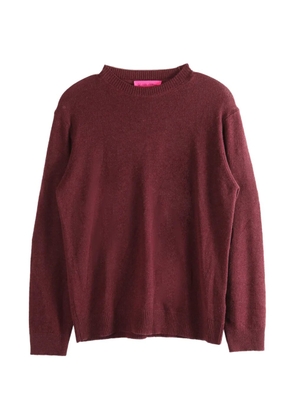 The Elder Statesman crew-neck long-sleeve sweater - Red