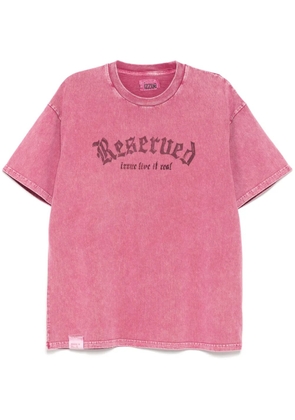 izzue printed T-shirt - Pink