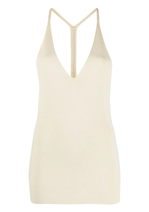 TOTEME knitted wool-blend tank top - Neutrals