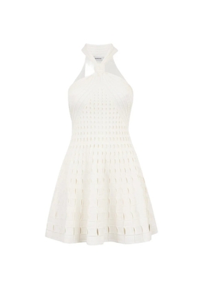 Simkhai eyelet-knit mini dress - White