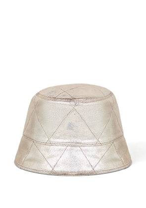 Brunello Cucinelli lamé bucket hat - Gold
