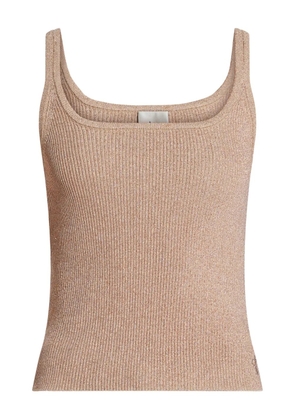 Aje embroidered-logo tank top - Pink