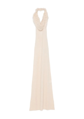 Aya Muse Wren halterneck maxi dress - Neutrals