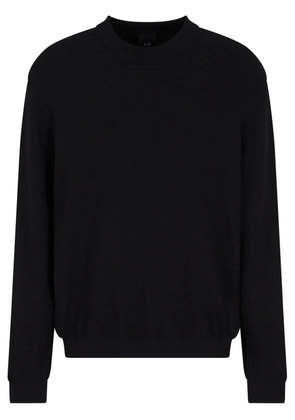 Armani Exchange crew-neck sweatshirt - Black
