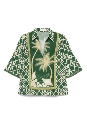 Verandah Palm tunic - Green