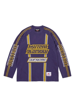Supreme x Hysteric Glamour logo-print T-shirt - Purple