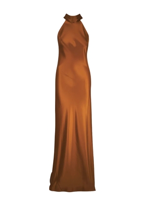 Galvan London Sienna gown - Brown
