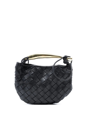 Bottega Veneta Pre-Owned 2012-2025 Baby Lambskin Intrecciato Sardine satchel - Black