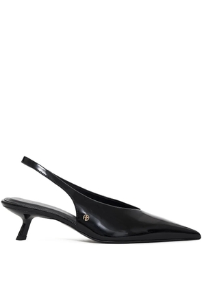 ANINE BING 50mm Hilda slingback pointed-toe pumps - Black