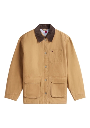 Tommy Jeans corduroy-collar jacket - Neutrals