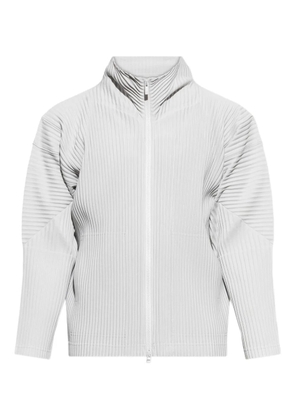 Homme Plissé Issey Miyake pleated jacket - Grey