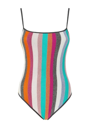 Missoni striped swimsuit - Blue