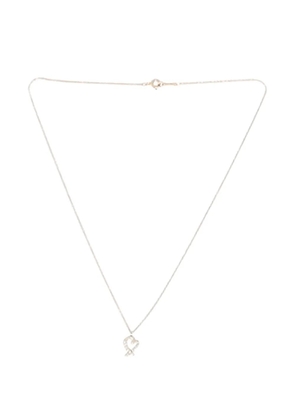 Tiffany & Co. Pre-Owned diamond heart-pendant necklace - Pink