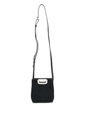 Maje mini M Skin crystal-embellished tote bag - Black