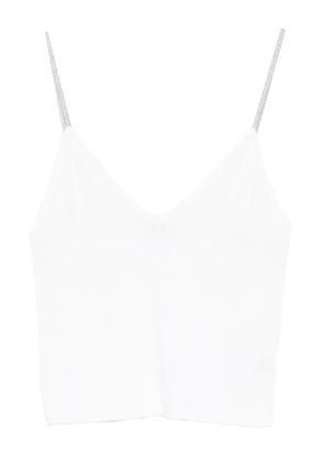 Versace Pre-Owned silver-straps top - White