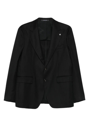 Tagliatore button pin-detail blazer - Black