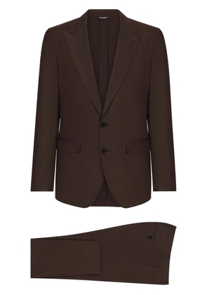 Dolce & Gabbana single-breasted suit - Brown