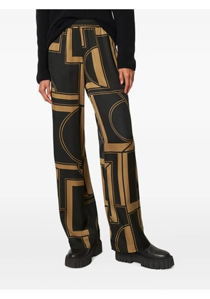 Marc O'Polo geometric-print trousers - Black