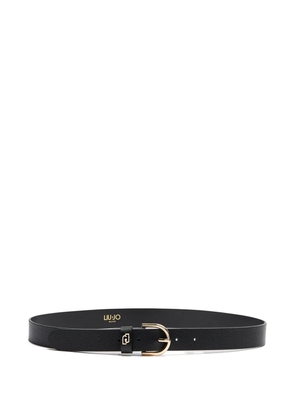 LIU JO logo-detail leather belt - Black
