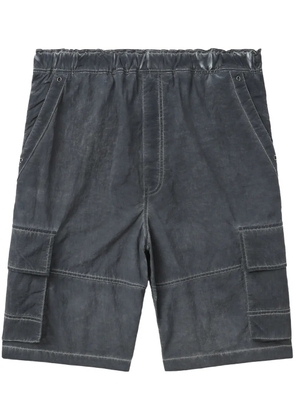 izzue logo-print cargo shorts - Grey