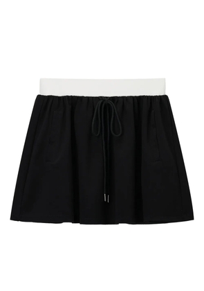 b+ab cotton-blend skirt - Black