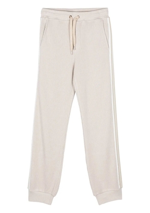 Eleventy ribbed-knit sweatpants - Neutrals