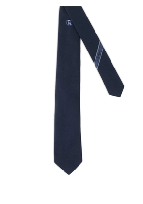 Ferragamo logo-detail tie - Blue