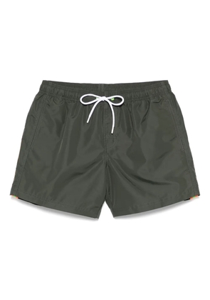 Sundek stripe-detailing swim shorts - Green