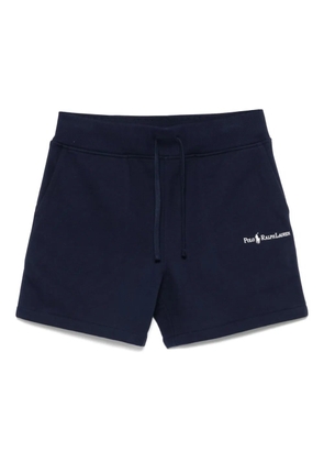 Polo Ralph Lauren logo-embroidered track shorts - Blue