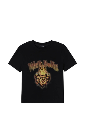 We11done graphic T-shirt - Black