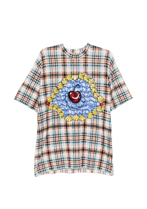 PENULTIMATE plaid T-shirt - Orange