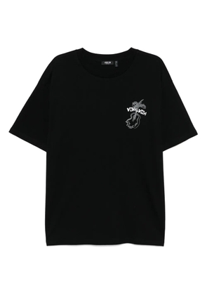 FIVE CM graphic-print T-shirt - Black