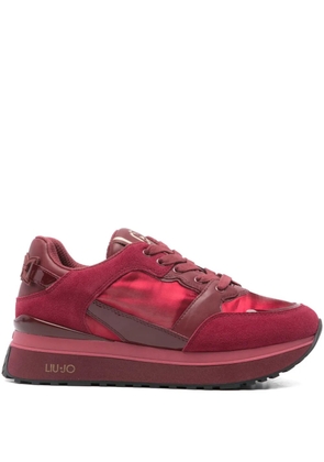 LIU JO panelled sneakers - Red