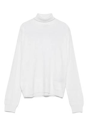 Eleventy turtleneck wool sweater - White