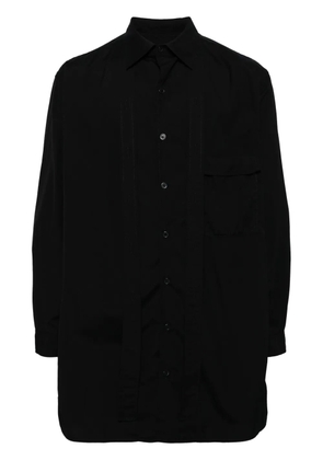 Yohji Yamamoto classic-collar cotton shirt - Black