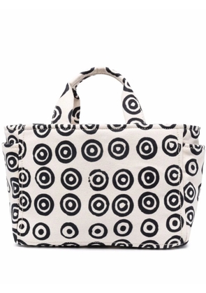 10 CORSO COMO spot-print tote bag - White